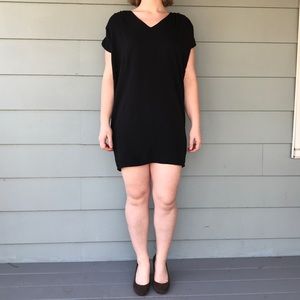 Old Navy Cocoon Black Mini Dress